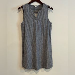 BEACH LUNCH LOUNGE size S Sundress. Linen. Made in Indonesia. Lined.